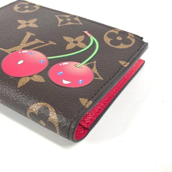 LOUIS VUITTON M13420 Monogram Portefeuille-Lisa Cherry Compact Wallet Unused - Picture 7 of 16